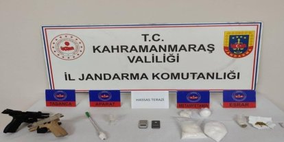 Kahramanmaraş’ta uyuşturucu operasyonu: 3 tutuklama