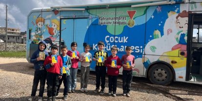 Kahramanmaraş’ta mobil kütüphane