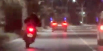 Terör estiren motosiklet sürücüsü yakalandı: 770 bin TL ceza