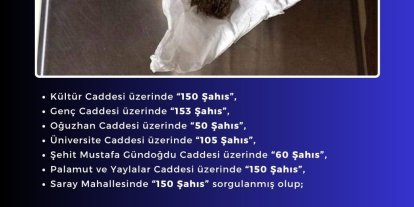 Bingöl’de uyuşturucu madde ele geçirildi