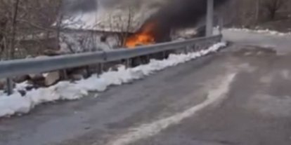 Bursa’da bağ evinde çıkan yangın korkuttu