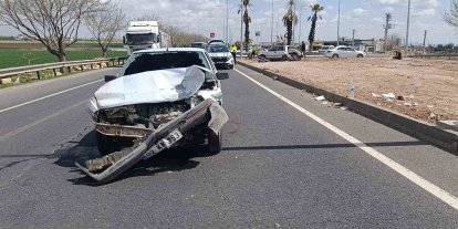 Şanlıurfa’da iki otomobil çarpıştı: 4 yaralı