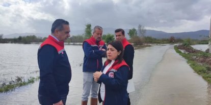 Aydın’da sular altında kalan arazilerde kesin zarar tespiti yapıldı
