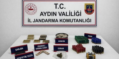Saklanan uyuşturucuları narkotik köpeği buldu