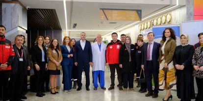 Hastanede deprem farkındalığı etkinliği