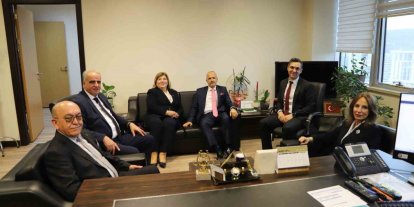 KUTSO Heyeti, Tarım Havzaları Daire Başkanı Dr. Emre Yeniay’ı ziyaret etti