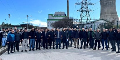 Kütahya Tunçbilek’te Termik Santral işçileri eylemde