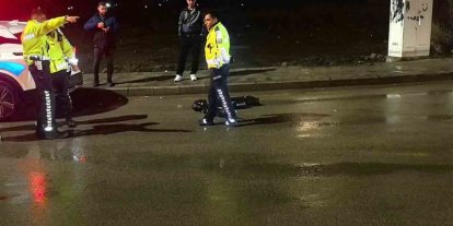 Erzurum’da scooter sürücüsüne araç çarptı: 1 yaralı