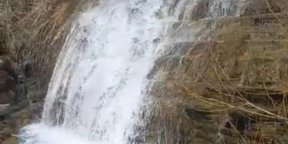 Elazığ’da yağışlar sonrası şelaleler coştu