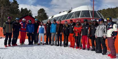 Sarıkamış’ta Snowboard Antrenörlük Kursuna ziyaret