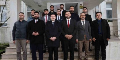 Gökçeada Kaymakamı müftülük personeliyle bir araya geldi