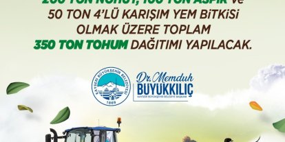 Tohum desteği başlıyor