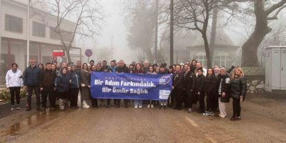 Nilüfer Belediyesi’nden kansere karşı farkındalık yürüyüşü