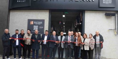 Nilüfer’in 8’inci giyim pazarı Balat’ta açıldı