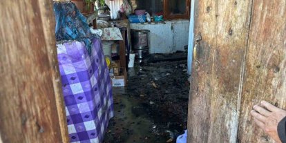 Bilecik’te kullanılmayan kömür kazanından yangın çıktı