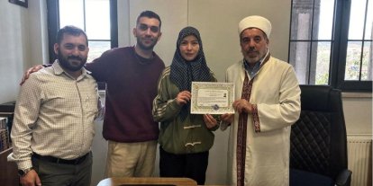 Çinli kadın Müslüman oldu