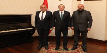 Kars Valiliği Esnaf Odası başkanlarını ağırladı