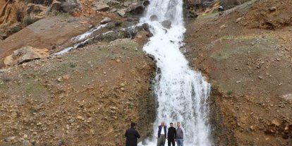 Beyaz Su Şelalesi ilgi odağı oldu