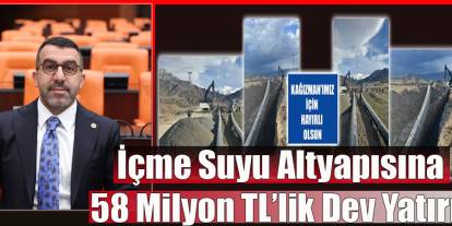 Kağızman’ın İçme Suyu Altyapısı Güçleniyor