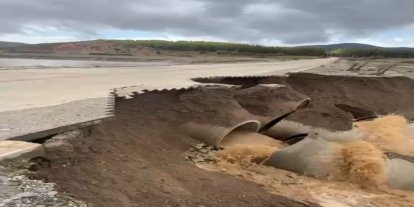 Aşırı yağışlar Akdağ Tabiat Parkı’na çıkan yolu çökertti
