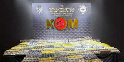 Kahramanmaraş’ta kaçak telefon ve sigara operasyonu