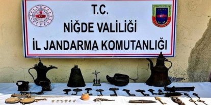 Niğde’de "Anadolu Mirası" operasyonu: 44 tarihi eser ele geçirildi