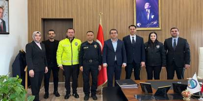 Kağızman’da polis haftası kapsamında kaymakamlık ziyareti