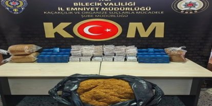 Bilecik’te 17 bin 320 adet doldurulmuş makaron ele geçirildi, 1 gözaltı