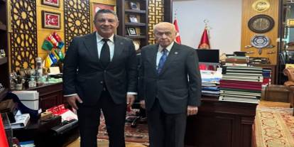 Gökhan Türkeş Öngel’den, MHP Genel Başkanı Devlet Bahçeli’ye ziyaret