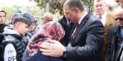 Osman Hacıbektaşoğlu’ndan Emircan’ın ailesine taziye ziyareti