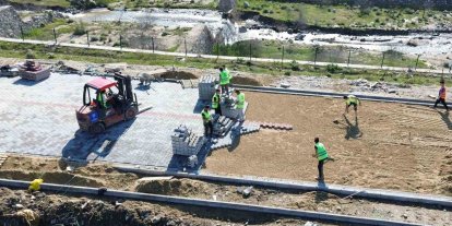 Aydın Büyükşehir’den Buharkent’te yol yapım çalışması