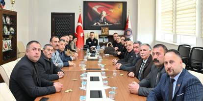 Kars’ta Muhtarlardan Emniyete Polis Haftası Ziyareti