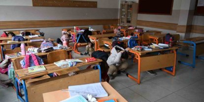 Elazığ’da öğrencilere afet bilinci aşılandı