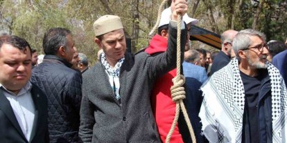 Gaziantep’te İsrail’in "idam yasası" protesto edildi