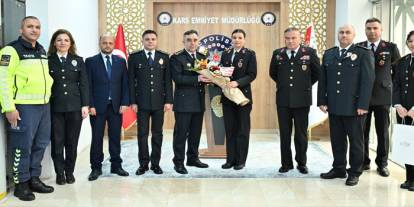 Kars'ta Emniyet ve Jandarma Polis Haftası’nda bir araya geldi