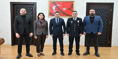 MHP heyetinden Kars Emniyet Müdürlüğü’ne Polis Haftası ziyareti