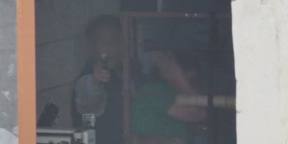 Gaziantep’teki rehine olayı adım adım dron kamerasında