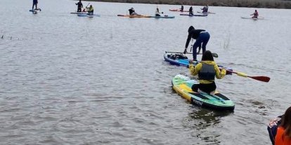 Yayla gölü, kana sporcularını ağırladı