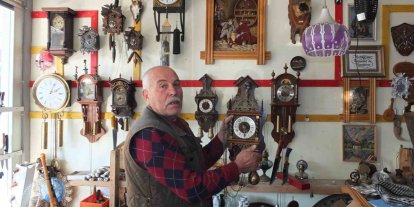 Makine teknisyenini eski merakı saat koleksiyoneri yaptı
