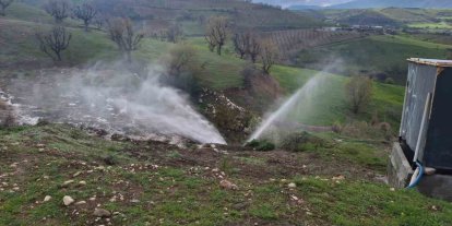 Adıyaman Recep Grup Suyu hattında arıza
