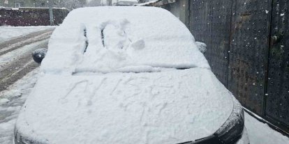 Bulanık’ta nisan ayında kar sürprizi