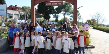 Didim’de çocuklar tarımı uygulamalı öğrendi