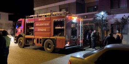 Osmaniye’de apartman dairesinde yangın