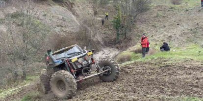 Bursa’da Off-Road yarışında takla attı...Nefes kesen anlar kamerada