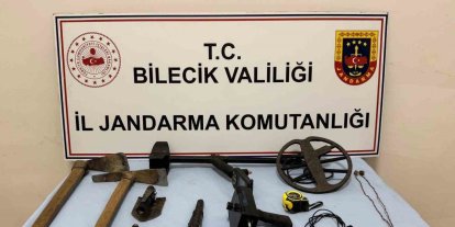 Bilecik’te define operasyonu: 3 şüpheli suçüstü yakalandı