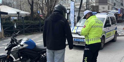 Bolu’da kurallara uymayan bin 793 sürücüye ceza