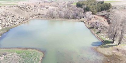 Tomarza’da yağışlar barajları doldurdu, çiftçinin yüzü güldü