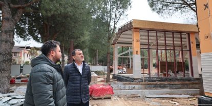 Denizli’nin modern sosyal tesisi hızla yükseliyor