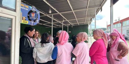 Mobil sigara bırakma polikliniğine kadın işçilerden yoğun ilgi