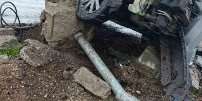 Patnos’ta yağışlı hava kazayı beraberinde getirdi:2 yaralı